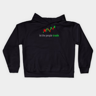 let the people trade Kids Hoodie